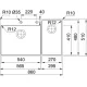 Кухонная мойка Franke Box Center BWX 220-54-27 TL 127.0538.260