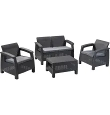 Набор садовой мебели Keter Corfu Set 223204 графит