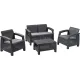 Набор садовой мебели Keter Corfu Set 223204 графит