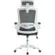 Офисное кресло Mio Tesoro Форли AF-C4231 серый/белый