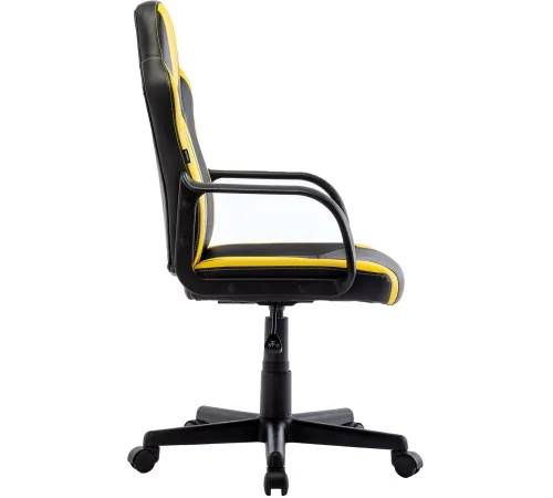 Кресло Brabix GM-202 черный/желтый