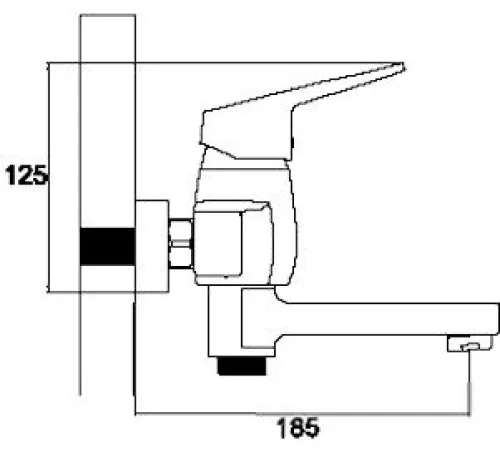 Смеситель Ledeme H40 L3140