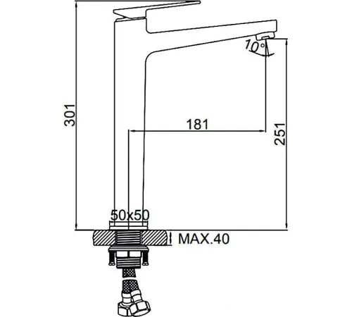 Смеситель Ledeme L1178U