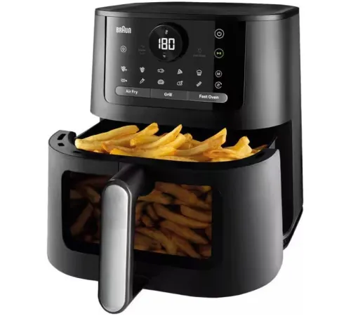 Аэрогриль аэрофритюрница Braun MultiFry 5 Air Fryer 3-i-n1 HF5075IBK