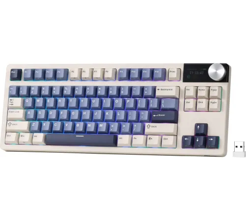 Клавиатура Royal Kludge S85 Horizon Blue RK Beige