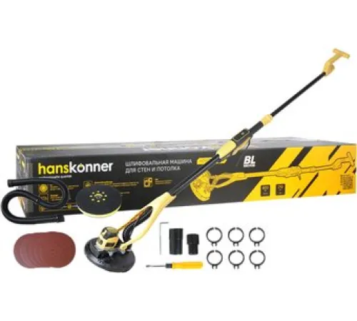 Шлифмашина для стен и потолков Hanskonner HDWS6080BL