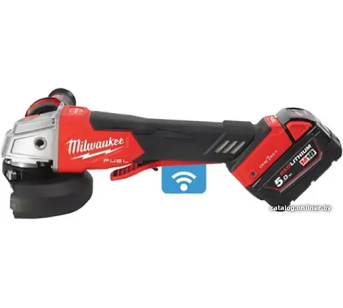 Угловая шлифмашина Milwaukee M18 ONEFSAG 125XPDB-502X Fuel 4933478435 с 2-мя АКБ