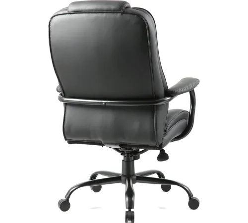 Кресло Brabix Heavy Duty HD-002 кожзам, черный