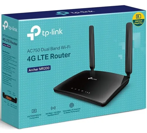 4G Wi-Fi роутер TP-Link Archer MR200 v5