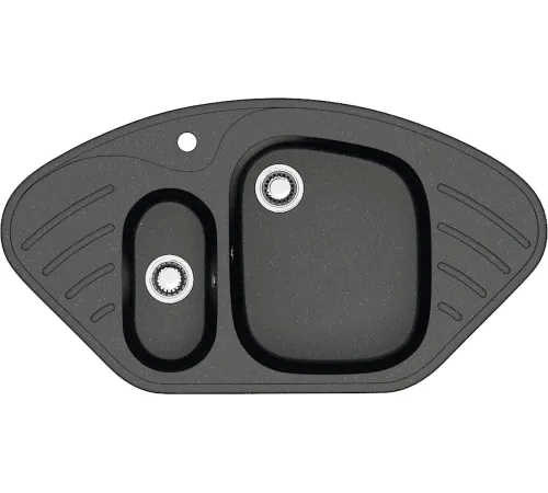Кухонная мойка Berge BR-9550 черный матовый