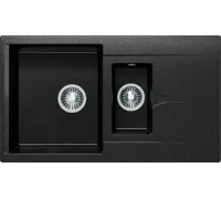 Кухонная мойка Polygran Brig-870 черный 16