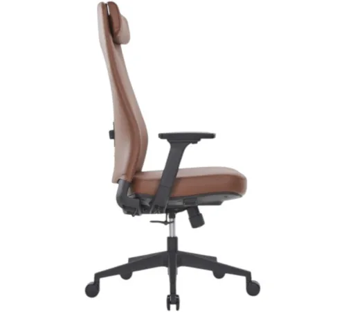 Офисное кресло SitZone CH-366A натуральная кожа, коричневый