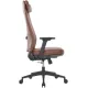 Офисное кресло SitZone CH-366A натуральная кожа, коричневый