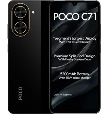 Телефон POCO C71 3GB/64GB международная версия черный