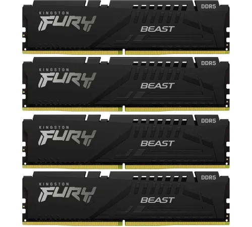 Оперативная память Kingston FURY Beast 4x16ГБ DDR5 5600МГц KF556C40BBK4-64