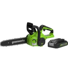 Аккумуляторная пила Greenworks G24CS25K2 2007707UA с 1-им АКБ 2 Ач
