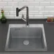 Кухонная мойка Roxen Snake 560220-50-S 50*48 сатин/текстурная поверхность с коландером и дозатором