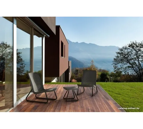 Набор садовой мебели Keter Rio Patio Set 246048 графит