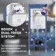 Унитаз подвесной Roxen Martin в комплекте с инсталляцией StounFix Dual Fresh 6 в 1 968507 кнопка: белый