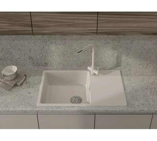 Кухонная мойка GranFest GF-Urban-678L белый