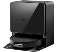 Робот-пылесос Roborock Robotic Vacuum Cleaner+Empty Wash Fill Dock S9 MaxV Ultra S90VER S9MVU52-02 с русской озвучкой, черный