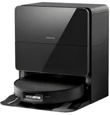 Робот-пылесос Roborock Robotic Vacuum Cleaner+Empty Wash Fill Dock S9 MaxV Ultra S90VER S9MVU52-02 с русской озвучкой, черный