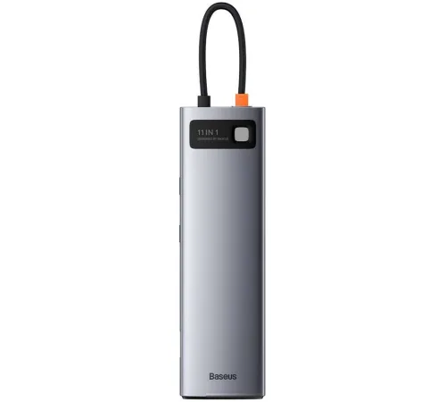 Док-станция Baseus Metal Gleam Series 11-in-1 Multifunctional HUB Type-C Hub Docking Station CAHUB-CT0G