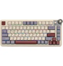 Клавиатура AULA AU75 бежевый/фиолетовый/красный, Leobog Star Vector