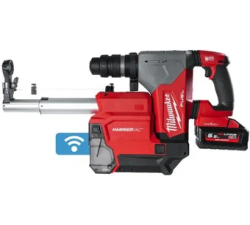 Перфоратор Milwaukee M18 ONE FHPX DEL-552C Fuel One-Key 4933478498 с 2-мя АКБ, кейс