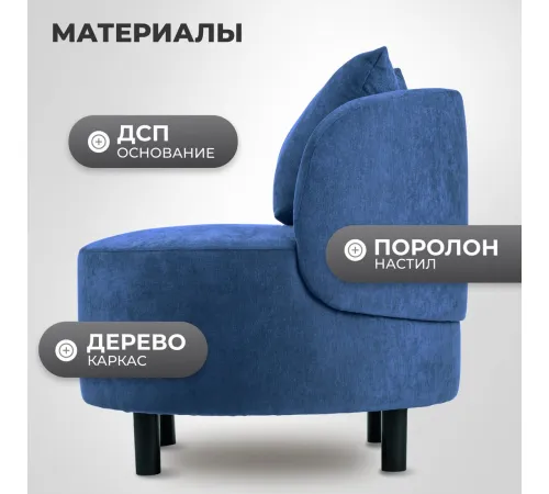 Интерьерное кресло Mio Tesoro Милан 1 JH3565-17