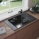 Кухонная мойка Polygran Blade 780 космос