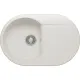 Кухонная мойка Polygran Atol-760 белый хлопок 36