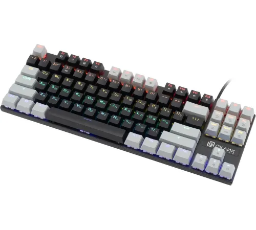 Клавиатура Оклик K600X черный/серый