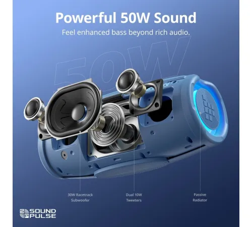 Беспроводная колонка Tronsmart Mirtune S100 синий