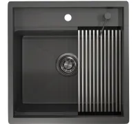 Кухонная мойка Granula KS-5051 графит матовый
