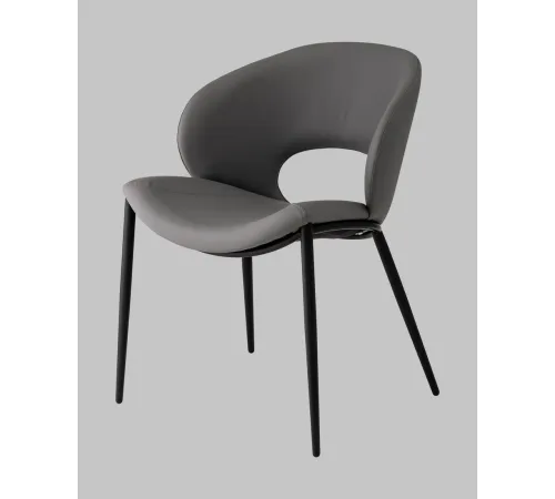 Стул Stool Group Вивьен LV-114-Na993-08-01 экокожа серый