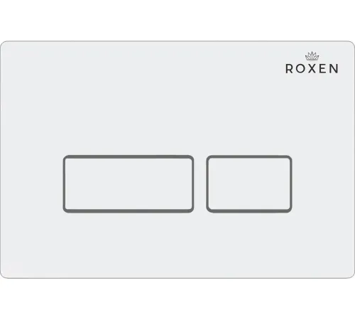 Унитаз подвесной Roxen Royal Matt в комплекте с инсталляцией StounFix Dual Fresh 6 в 1 968203 кнопка: белый