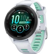Умные часы Garmin Forerunner 265S белый камень/нео-тропик