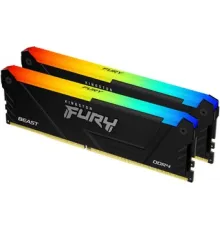 Оперативная память Kingston FURY Beast RGB 2x16ГБ DDR4 3200МГц KF432C16BB12AK2/32
