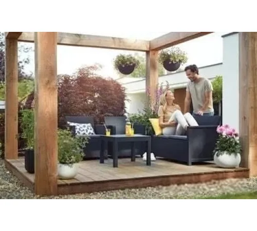 Набор садовой мебели Keter Emma 2 Seater графит