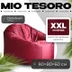 Кресло-мешок Mio Tesoro Poparada XXL PO-60x80-BO бордо