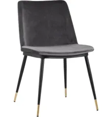 Стул Stool Group Мелисса велюр темно-серый