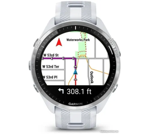 Умные часы Garmin Forerunner 965 белый/серый