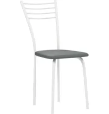 Стул Mio Tesoro Сигма серый/белый