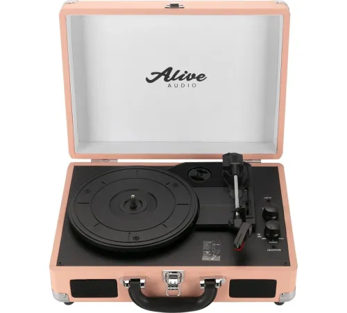 Виниловый проигрыватель Alive Audio Glam Blush