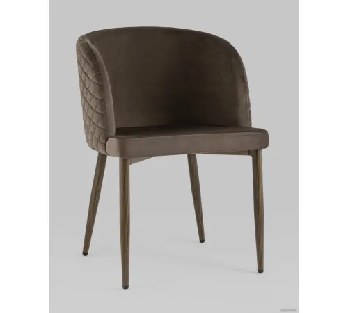 Стул Stool Group Оскар MC11 KD HLR-49 велюр коричневый
