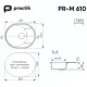 Кухонная мойка Practik PR-M 610-002 слоновая кость