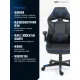 Игровое геймерское кресло FLOKY Asgard Blue синий