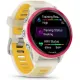 Умные часы Garmin Forerunner 570 42 мм бежевый/розовый