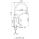 Смеситель Ledeme l4075-2